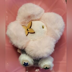 Pink Vivienne Character Plush Fluffy Keyring, Bagcharm